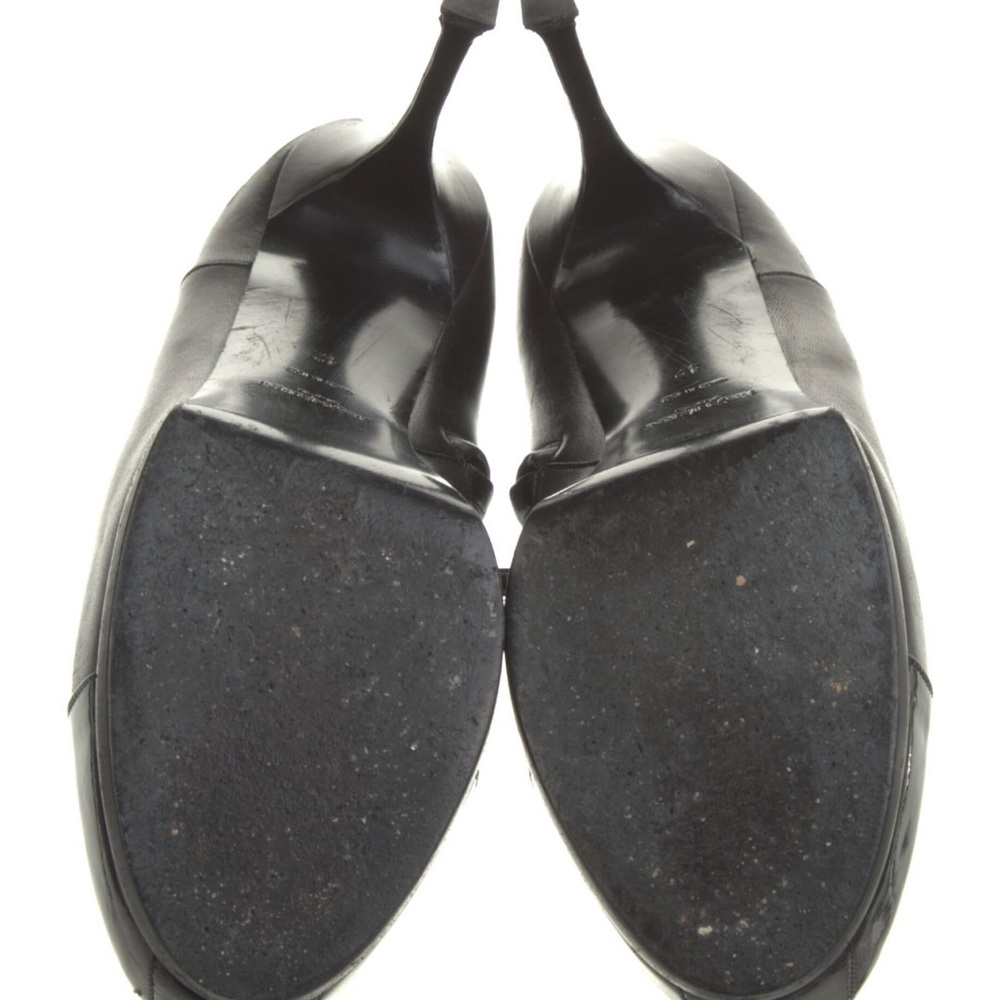Yves Saint Laurent Rive Gauche Leather Ankle Boots - Picture 5 of 5